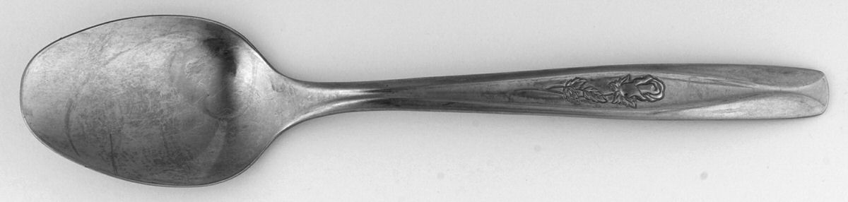 Rosebud (Stainless) Place/Oval Soup Spoon by International Silver-1