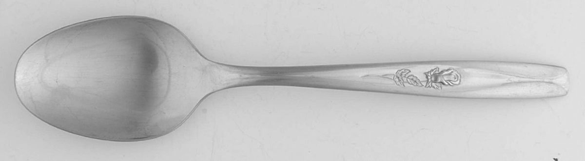 Rosebud (Stainless) Tablespoon (Serving Spoon) by International Silver-1