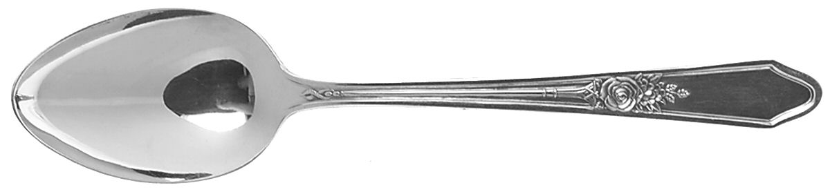 Rosedale I (Silverplate, 1933) Place/Oval Soup Spoon by International Silver-1