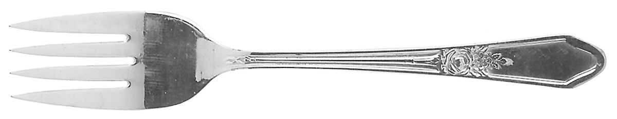Rosedale I (Silverplate, 1933) Individual Salad Fork by International Silver-1
