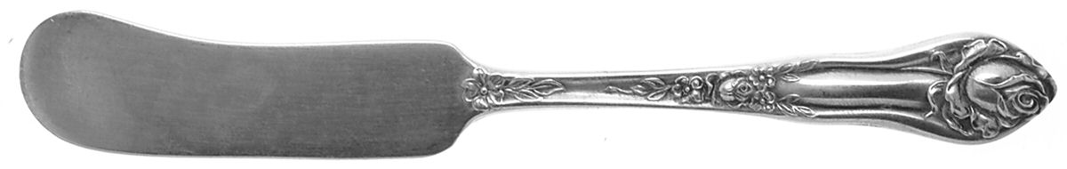 Rosedale II (Silverplate, 1913) Flat Handle Butter Spreader by International Silver-1