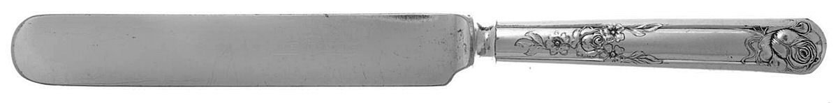 Rosedale II (Silverplate, 1913) Blunt Solid Knife by International Silver-1
