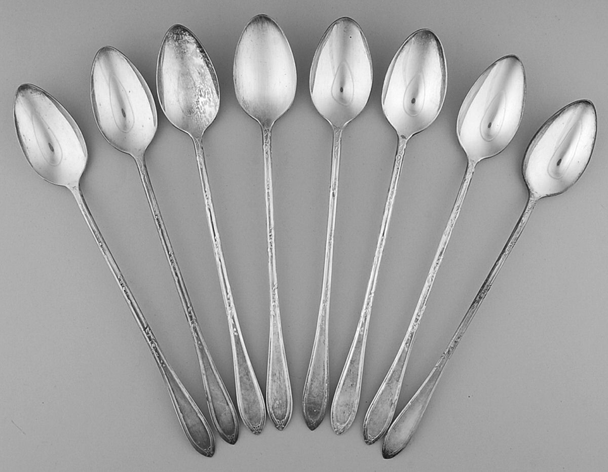 Rosemary (Silverplate, 1919) Iced Tea Spoon - Set of 8 by International Silver-1