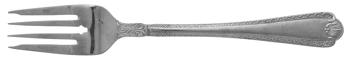 Royal Shell (Stainless, Shell Handle & Tip) Individual Salad Fork by International Silver-1