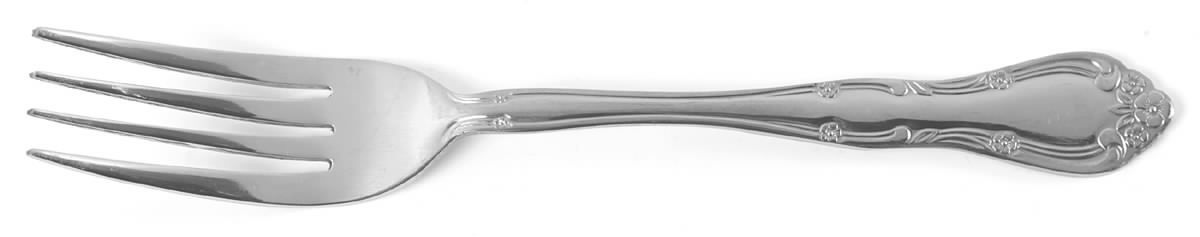 Rose Tiara (Stainless) Fork by International Silver-1