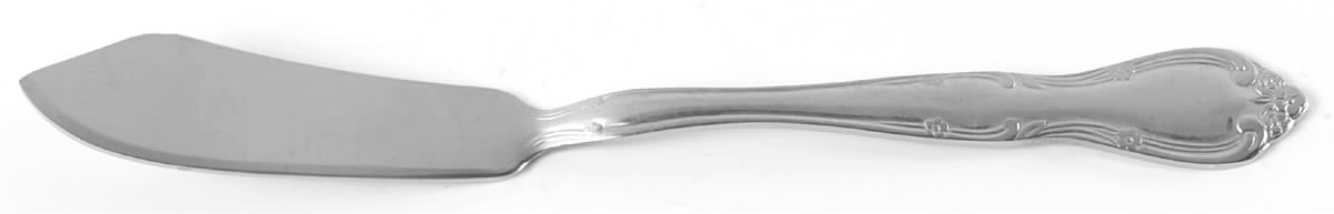 Rose Tiara (Stainless) Flat Handle Master Butter Knife by International Silver-1