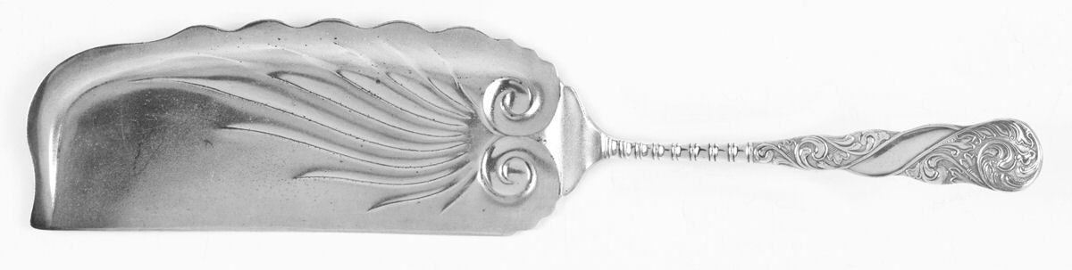 Royal (Silverplate, 1890) Large Flat Handle Crumb Knife/Crumber by International Silver-1