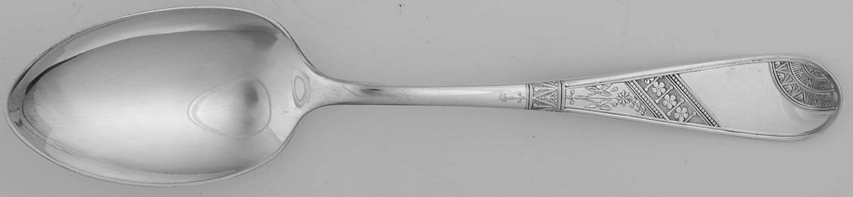 Saratoga-Angelo (Variation) (1883) Tablespoon (Serving Spoon) by International Silver-1