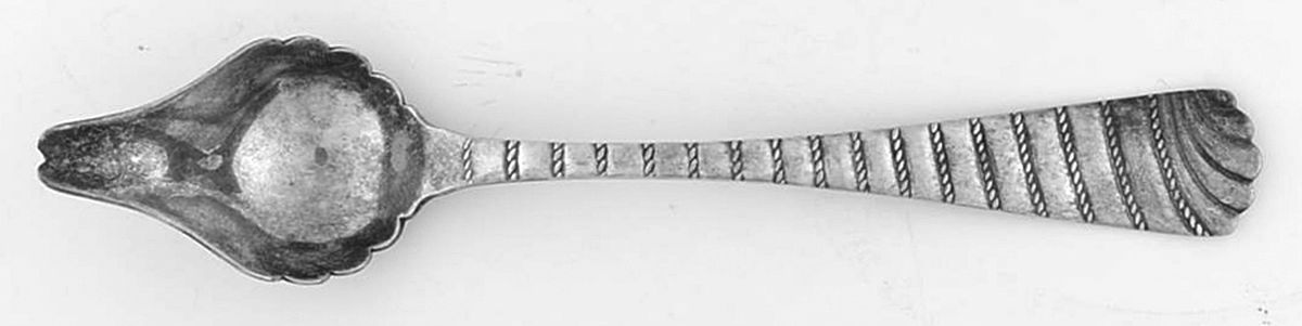 San Diego (Silverplate, 1889) Momogrammed Individual Pap/Fruit Spoon by International Silver-1