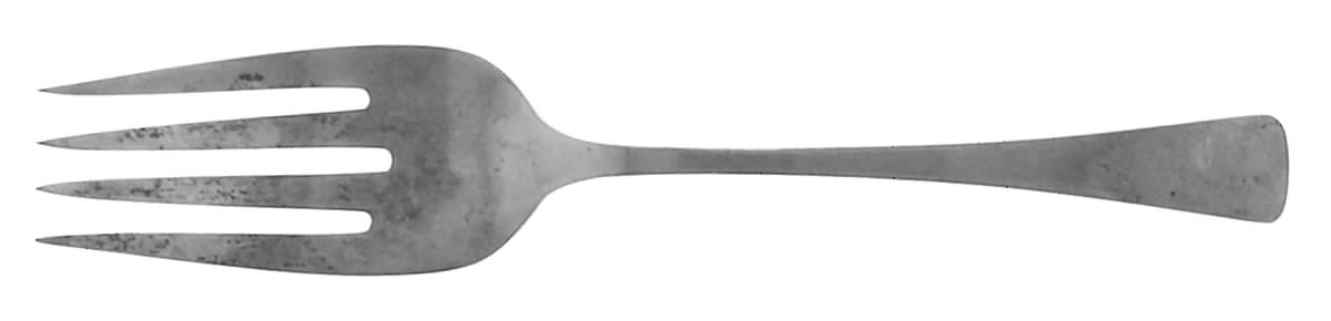 Salem (Sterling, 1928) Small Solid Cold Meat Serving Fork by International Silver-1