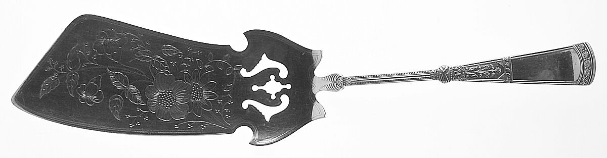 Saratoga (Silverplate, 1881) Solid Ice Cream Slicer by International Silver-1