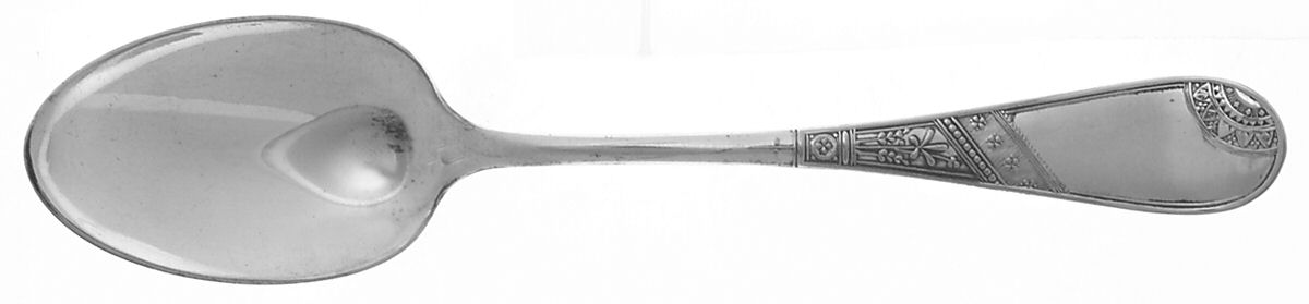 Saratoga-Angelo (Silverplate, 1883) Place/Oval Soup Spoon by International Silver-1