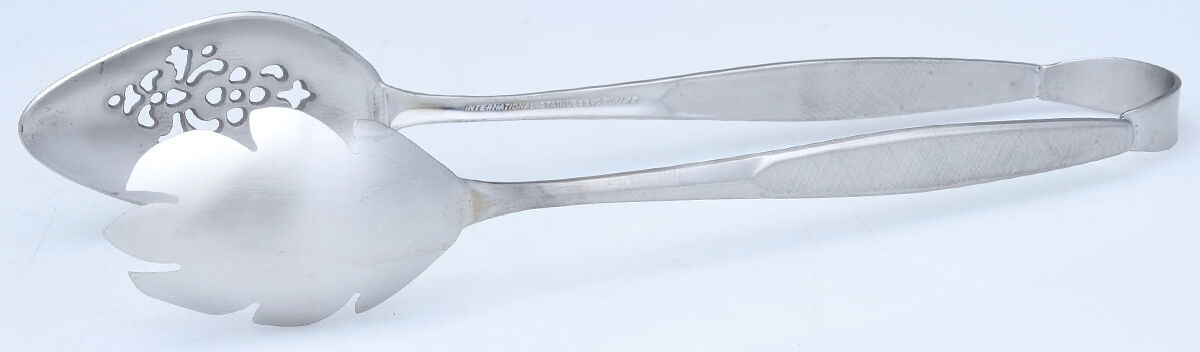 Saturna (Stainless) Ice Serving Tongs Large HC by International Silver-1