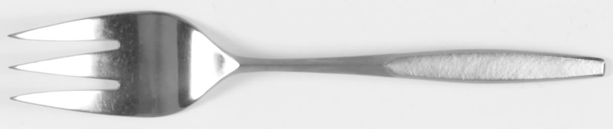 Saturna (Stainless) Medium Solid Cold Meat Serving Fork by International Silver-1