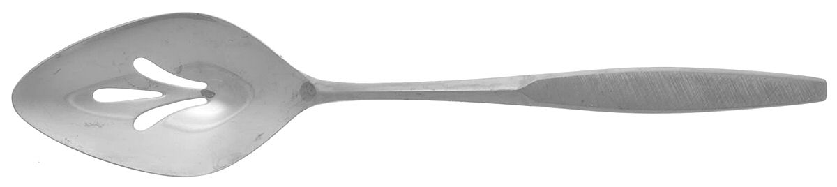 Saturna (Stainless) Pierced Tablespoon (Serving Spoon) by International Silver-1