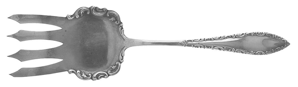 Savoy (Silverplate, 1892) Large Solid Fish Serving Fork by International Silver-1
