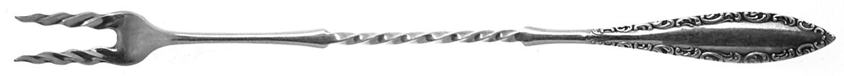 Savoy (Silverplate, 1892) Long Handle Pickle/Olive Fork by International Silver-1