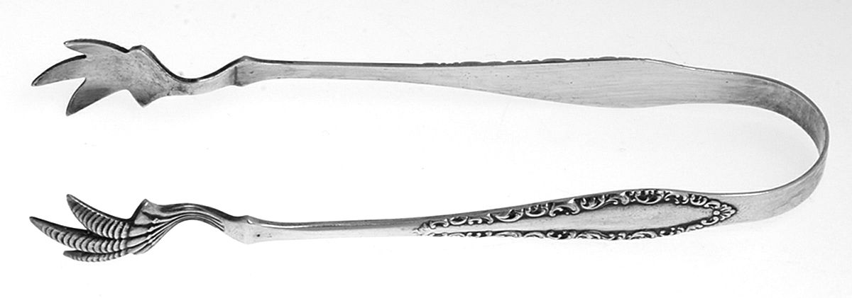 Savoy (Silverplate, 1892) Sugar Tongs by International Silver-1