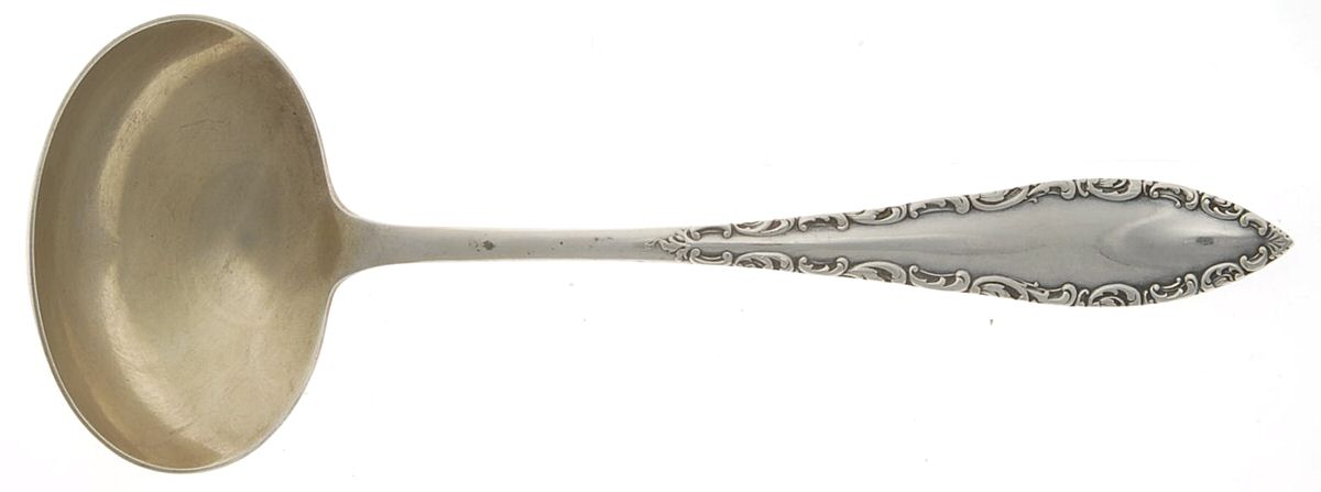 Savoy (Silverplate, 1892) Solid Gravy Ladle by International Silver-1