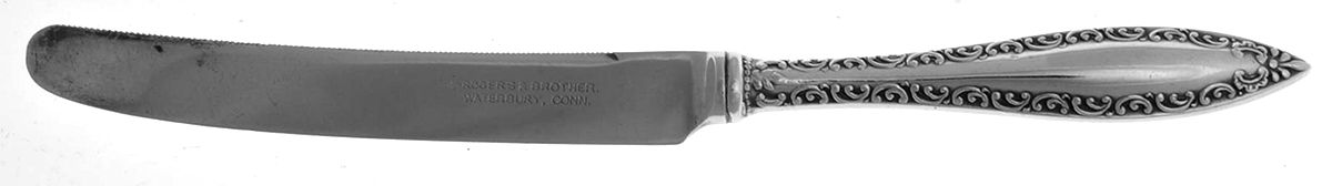 Savoy (Silverplate, 1892) Orange Knife with Silverplate Blade by International Silver-1