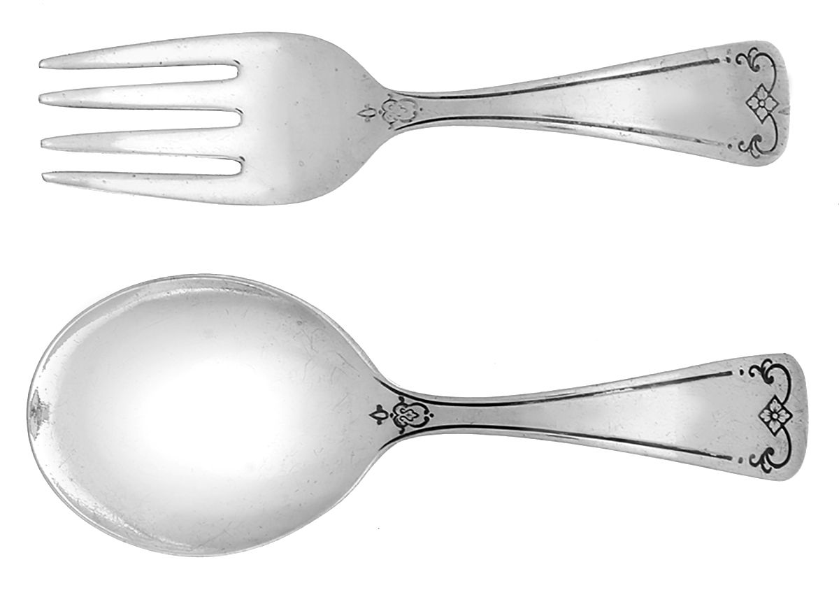 Sedan (Sterling, 1919) 2 Pc Baby Set (BF, BS) by International Silver-1