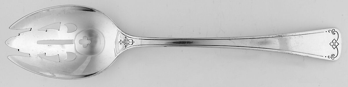 Sedan (Sterling, 1919) Pierced Tablespoon (Serving Spoon) by International Silver-1