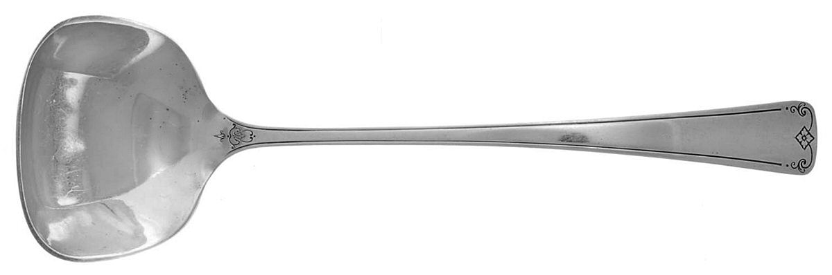 Sedan (Sterling, 1919) Solid Piece Cream Ladle by International Silver-1