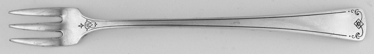 Sedan (Sterling, 1919) Cocktail/Seafood Fork by International Silver-1