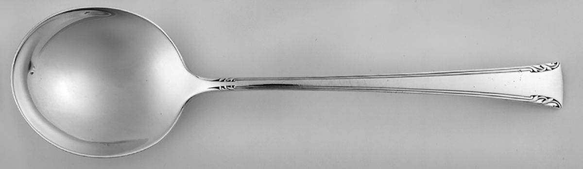 Serenity (Sterling, 1940) Round Bowl Soup Spoon (Bouillon) by International Silver-1
