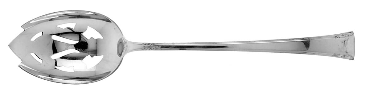 Serenity (Sterling, 1940) Pierced Tablespoon (Serving Spoon) by International Silver-1