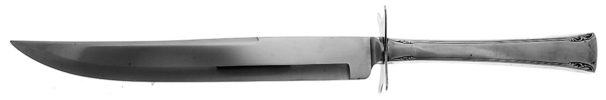 Serenity (Sterling, 1940) Large Stainless Blade Roast Carving Knife by International Silver-1