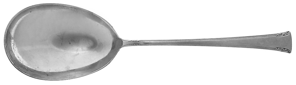 Serenity (Sterling, 1940) Solid Salad Serving Spoon by International Silver-1