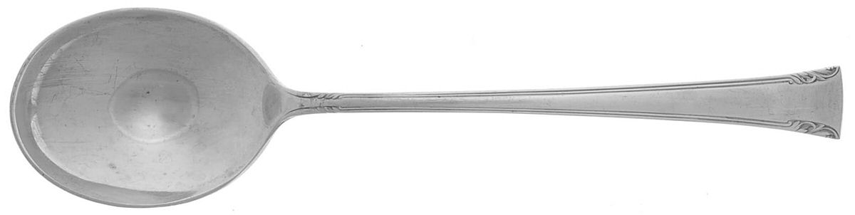 Serenity (Sterling, 1940) Round Bowl Soup Spoon (Cream Soup) by International Silver-1