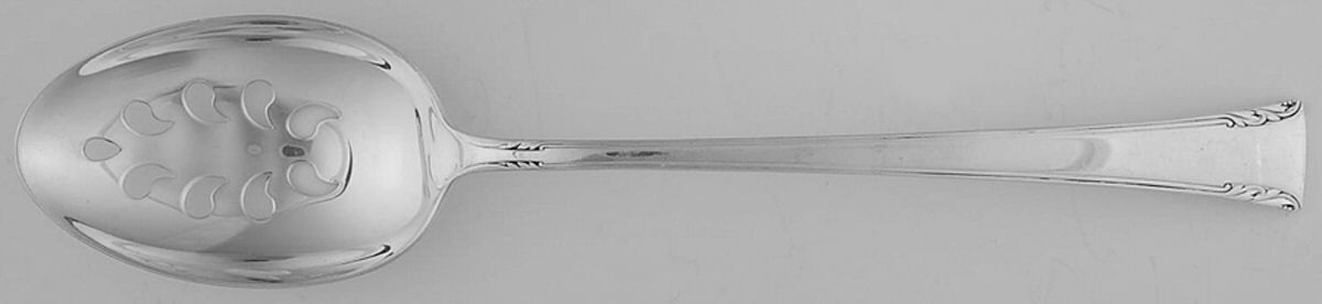 Serenity (Sterling, 1940) Pierced Tablespoon (Serving Spoon) CM by International Silver-1