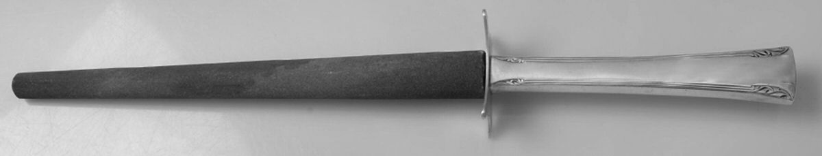 Serenity (Sterling, 1940) Sterling Guard Steel Wheels Knife Sharpener by International Silver-1
