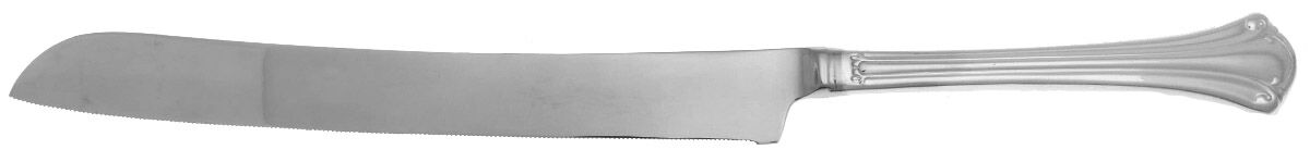 Serenity (Silverplate, 1985) Wedding Cake Knife with Stainless Blade HC by International Silver-1