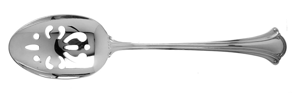 Serenity (Silverplate, 1985) Pierced Tablespoon (Serving Spoon) by International Silver-1