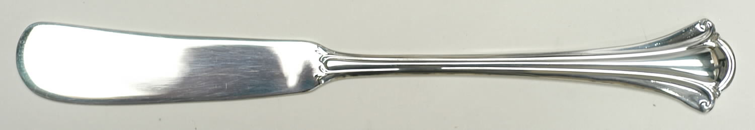 Serenity (Silverplate, 1985) Flat Handle Butter Spreader by International Silver-1
