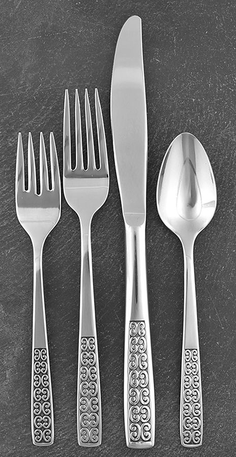 Serenata (Stainless) 4 Piece Place Setting by International Silver-1
