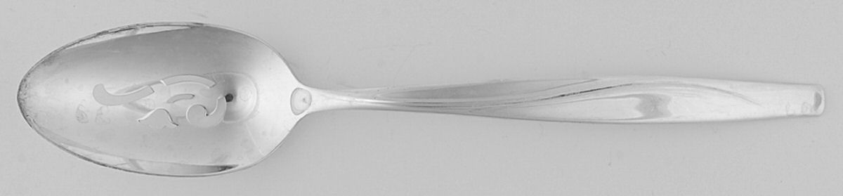 Sea Spray (Silverplate, 1960) Pierced Tablespoon (Serving Spoon) by International Silver-1