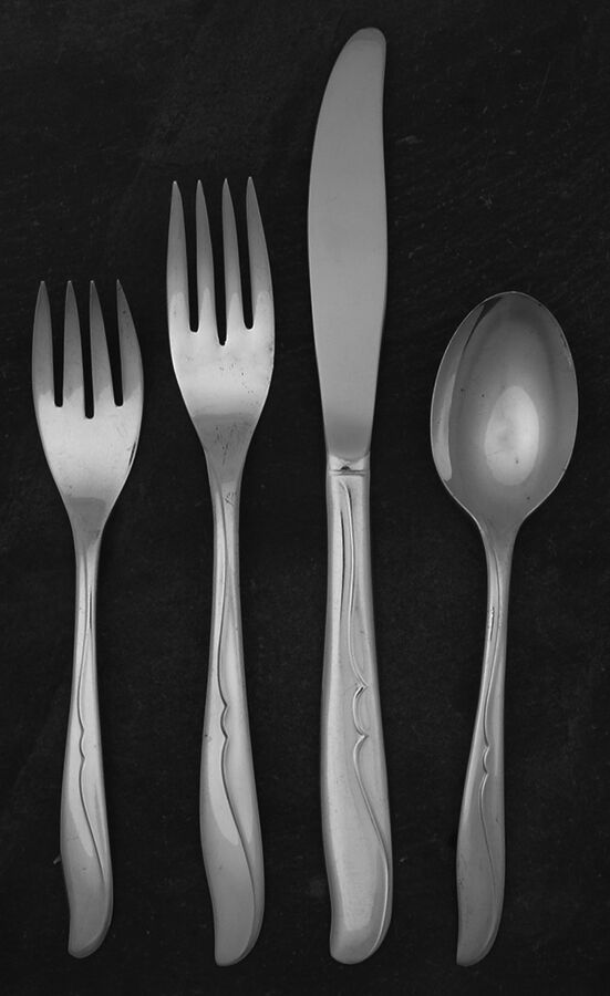 Sea Wings (Silverplate, 1956) 4 Piece Place Setting by International Silver-1