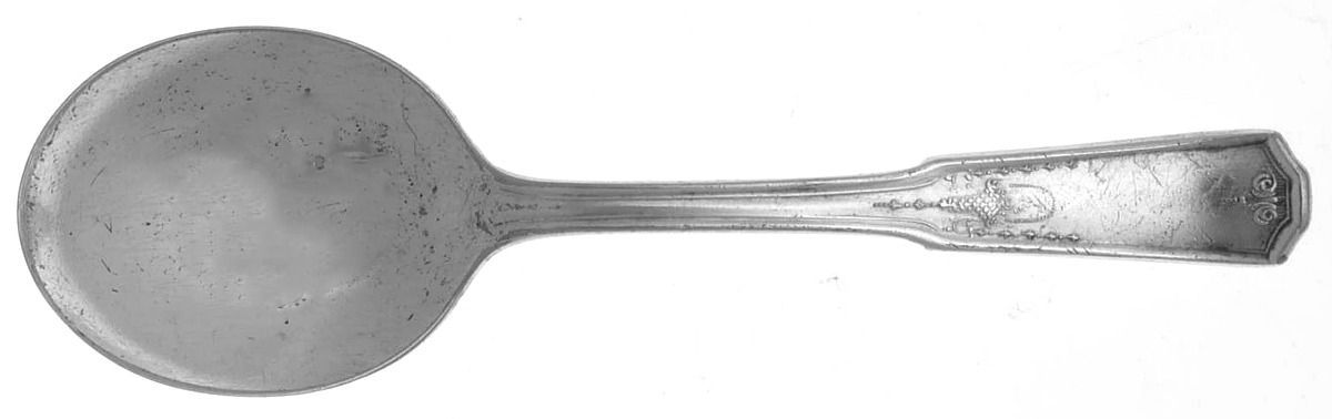 Shakespear (Silverplate, 1924) Straight Handle Baby Spoon by International Silver-1