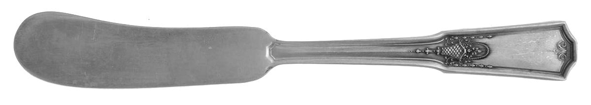 Shakespear (Silverplate, 1924) Flat Handle Butter Spreader by International Silver-1