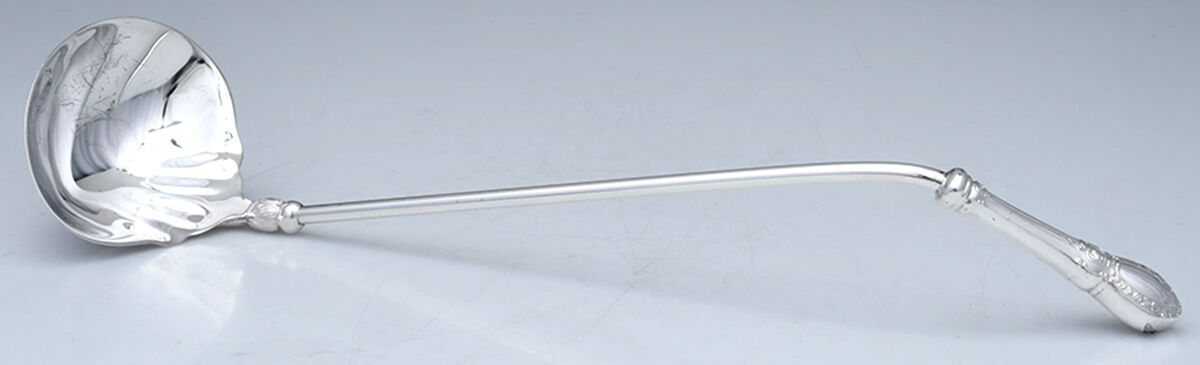 Sharon (Silverplate, 1910) Punch Ladle with Silverplate Bowl by International Silver-1