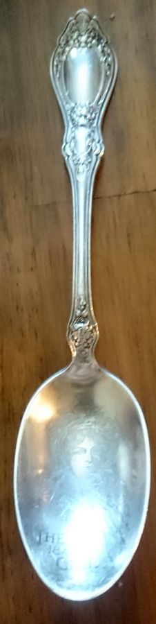 Sharon (Silverplate, 1910) Souvenir Spoon by International Silver-1