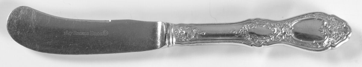 Sharon (Silverplate, 1910) Hollow Handle Paddle Butter Spreader (Slvpt) by International Silver-1