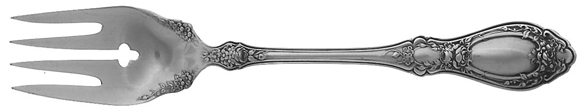 Sharon (Silverplate, 1910) Individual Salad Fork by International Silver-1