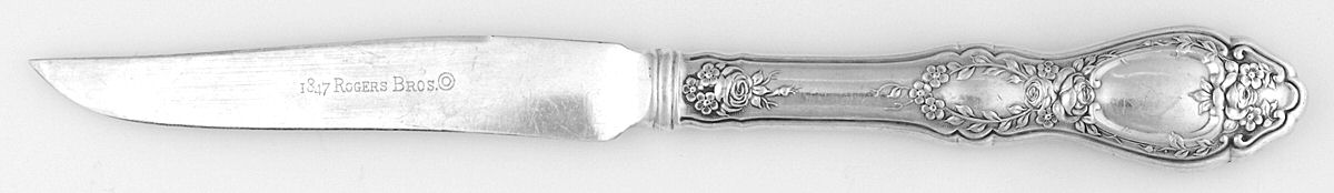 Sharon (Silverplate, 1910) Individual Fruit Knife with Silverplate Blade by International Silver-1