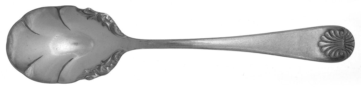 Shell (Silverplate, 1890) Sugar Shell Spoon by International Silver-1