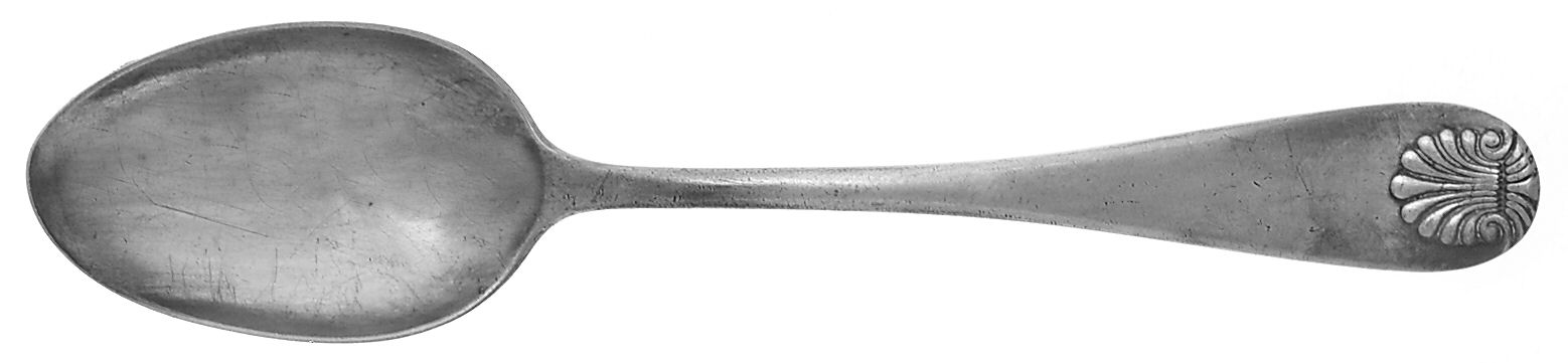 Shell (Silverplate, 1890) Place/Oval Soup Spoon by International Silver-1